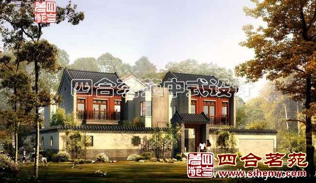 江南风格别墅设计效果图