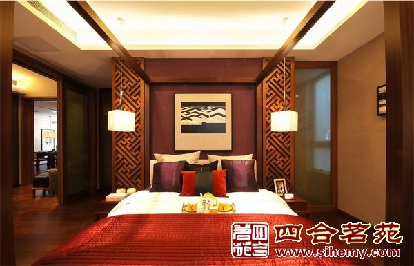 中式酒店装修实景图