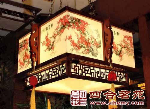 灯具装饰,茶楼装饰,茶楼装修,中式装饰