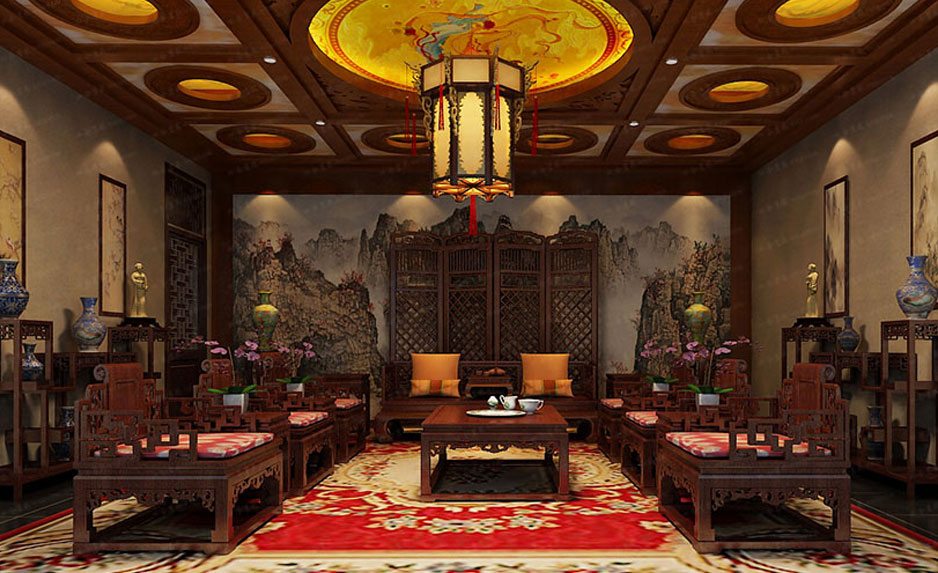 四合茗苑中式设计2020年终钜惠，5大承诺，6大中式升级，8大中式装修效果图2020，皇冠中式全案设计装修，助您成就名流尊享府邸